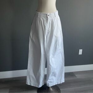 Société Anonyme Andrew White Wide Leg Barrel Designer Pants | Made in Italy
